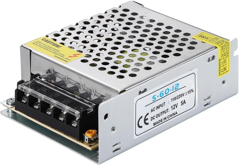 Greluma 12V 5A 60W Tápegység Adapter LED Szalaghoz és Biztonsági Kamerához