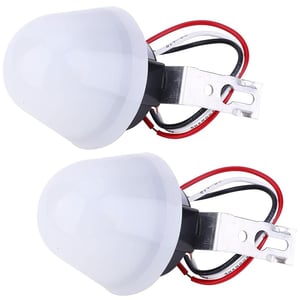 Greluma Fotocella Kapcsoló 2 db, AC 220V 10A, 85-265V, Automatikus Be/Ki Utcai Lámpa Fényérzékelő — használt (állapot: lásd a 2. képet)