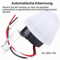 Sada 2 ks fotobuniek Greluma, AC 220V 10A, 85-265V, automatický spínač pouličného osvetlenia so svetelným senzorom — použité (stav: pozri 2. obrázok) 3