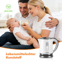 GRIFEMA 0,8L Elektromos Vízforraló 1100W - Gyors Forralás, Csökkentett Zaj, BPA-Mentes, Utazó Teafőző Automata Lekapcsolással 8