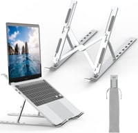 GRIFEMA GB1054 laptop állvány 7 fokozatú, alumínium, hordtáskával, 10-15,6"-os - ezüst 1