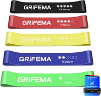 GRIFEMA GA5001 fitness ellenállásos gumiszalag készlet - 5 db 1