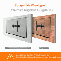 GRIFEMA GB1004-2 výklopný nástenný držiak na TV – 26-65", max. 50 kg, VESA 400x400 mm 6