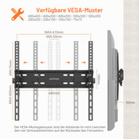 GRIFEMA GB1004-2 výklopný nástenný držiak na TV – 26-65", max. 50 kg, VESA 400x400 mm 2