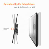 GRIFEMA GB1004-2 výklopný nástenný držiak na TV – 26-65", max. 50 kg, VESA 400x400 mm 3