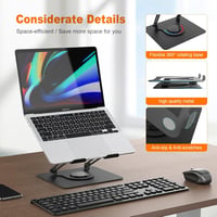 GRIFEMA GB1050 Magasságállítható Laptop Állvány 360° Forgatható Fekete - black 4
