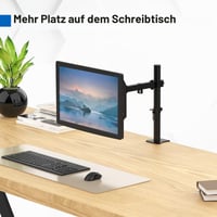 GRIFEMA GB2001-1 Držiak na monitor pre obrazovky 13-32", VESA 75x75/100x100, sklápací, otočný, výškovo nastaviteľný, max. 10 kg, čierny 7