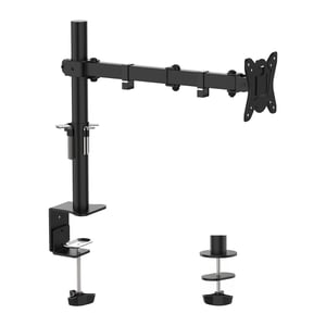 GRIFEMA GB2001-1 Nosač za monitor za zaslone od 13-32", VESA 75x75/100x100, nagibni, zakretni, podesiv po visini, maks. 10 kg, crni