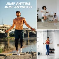 Švihadlo GRIFEMA Speed Rope s nastaviteľnou dĺžkou a penovými rukoväťami 6