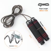 Švihadlo GRIFEMA Speed Rope s nastaviteľnou dĺžkou a penovými rukoväťami 2