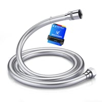 Furtun de duș GRIFEMA 1,5 m, furtun de duș flexibil din PVC 150 cm, anti-scurgere 1