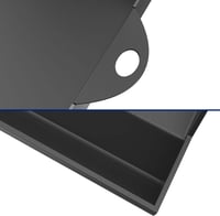 GriHero Öntöttvas Plancha Grill Lap 45x36 cm Teflonbevonattal Spatulával és Kaparóval 4