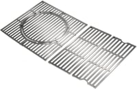 Sistem de grătar din oțel inoxidabil GriHero pentru grătar Enders Boston 4, accesorii rotunde detașabile, 43 x 74 cm, compatibil cu piatră pentru pizza și tavă de coacere 1