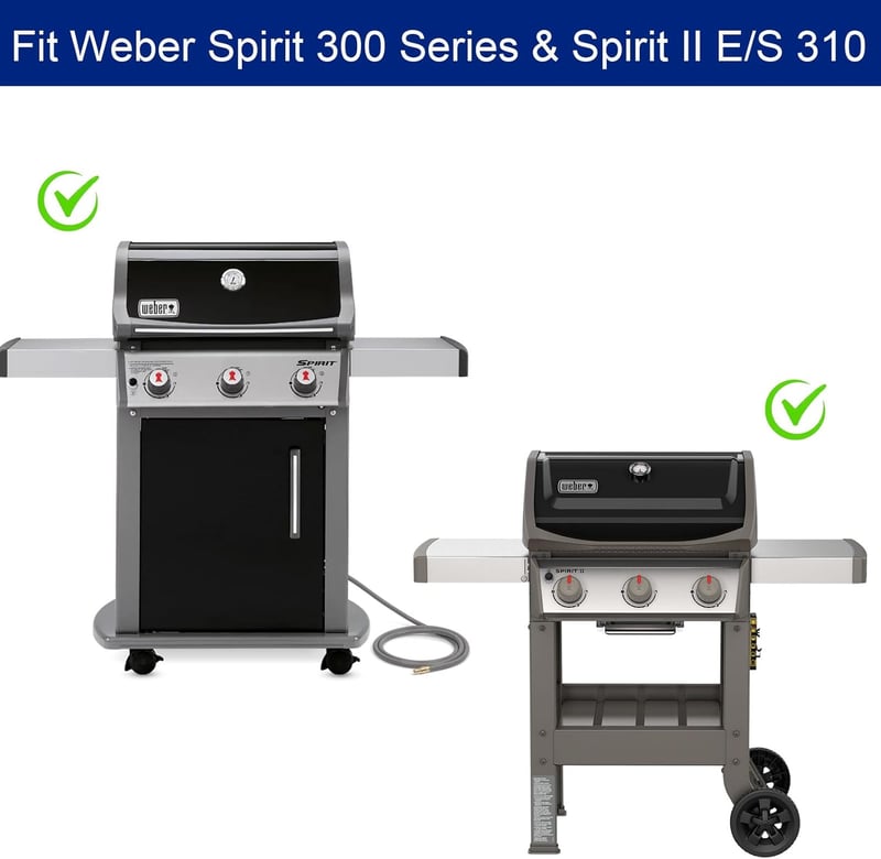 GriHero Weber Spirit 300 sorozat grillhez alkatrészek - öntöttvas rács, ízesítő sáv, égő