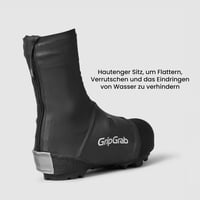 Husă de protecție impermeabilă pentru pantofi de ciclism GripGrab PACR Gravel și MTB, model Aero Fit 4