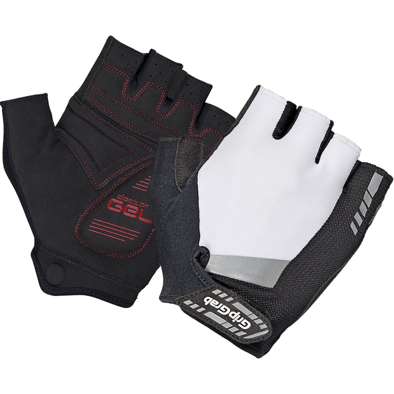 GripGrab SuperGel letné cyklistické rukavice veľkosť S - 6 mm výstelka DoctorGel, krátke prsty, gélové tlmenie nárazov, na cestnú a gravel cyklistiku