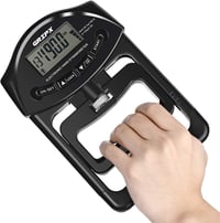 GRIPX Digitális Kézerő Mérő Dinamométer Fekete Sportos Kézfogás Erősség Tesztelő 90kg Kapacitás Elektronikus - black 1