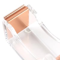 Dispozitiv pentru tăiat bandă adezivă transparentă Grobo pentru acasă, școală, scrapbooking și bricolaj, aur roz 2