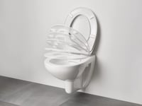 Capac WC GROHE Bau Ceramic cu închidere lentă, alb alpin, 39493000 5