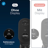 Grohe Blue Fizz 31943K00 set za gaziranu vodu – 3 razine gaziranja, bez CO2 boce, boca od 0,85 L + prašak za čišćenje, crna 3