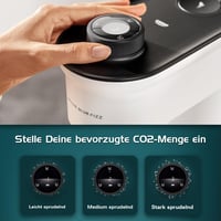 Výrobník sódy GROHE Blue Fizz Advanced čierny, s indikátorom hladiny CO2, 3 úrovňami sýtenia, 850 ml fľašou bez obsahu BPA, nabíjaním cez USB-C, 31947K00 3
