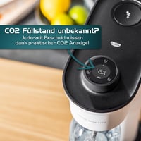 Výrobník sódy GROHE Blue Fizz Advanced čierny, s indikátorom hladiny CO2, 3 úrovňami sýtenia, 850 ml fľašou bez obsahu BPA, nabíjaním cez USB-C, 31947K00 2