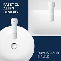 GROHE Dice 1018920000 magasított mosdócsap vízmegtakarító, 27 cm, felugró lefolyóval, 3 az 1-ben szerszámmal, egyszerű telepítés, króm 9