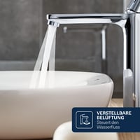 GROHE Dice 1018920000 magasított mosdócsap vízmegtakarító, 27 cm, felugró lefolyóval, 3 az 1-ben szerszámmal, egyszerű telepítés, króm 5