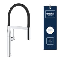 Kuchynská batéria GROHE Essence 30294000 s 2 typmi prúdu, vyťahovacou sprškou, magnetickým dokovaním, otočná o 360°, chróm 1