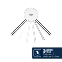 Kuchynská batéria GROHE Essence 30294000 s 2 typmi prúdu, vyťahovacou sprškou, magnetickým dokovaním, otočná o 360°, chróm 10