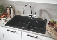 Baterie de bucătărie GROHE Minta cu duș extractibil dual, pivotare 360°, 2 tipuri de jet, crom, 32321002 5