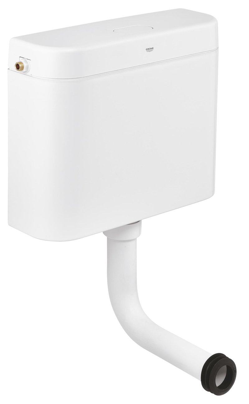 Rezervor WC GROHE Start 37406SH0 cu volum de clătire reglabil 6-9 litri, funcție de economisire a apei Start-Stop, izolat împotriva condensului, silențios
