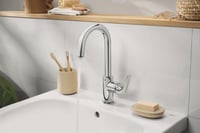 Baterie lavoar înaltă GROHE Swift 24330001, economisire apă, 31 cm, crom, cu ventil pop-up, unealtă 3 în 1, instalare ușoară 7