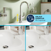 Baterie lavoar înaltă GROHE Swift 24330001, economisire apă, 31 cm, crom, cu ventil pop-up, unealtă 3 în 1, instalare ușoară 6