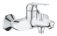 Baterie cadă GROHE Swift 24335001 cu set de instalare, divertor automat, supapă de reținere integrată, manetă metalică, racorduri S, crom 1