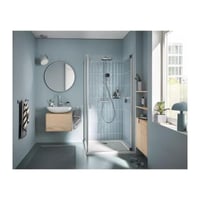 Set de duș cu economisire de apă GROHE Vitalio 250 26696001, 8 l/min, cu termostat, duș fix, sistem anticalcar, crom 2
