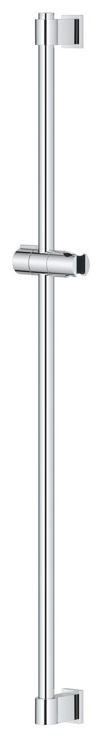 Bară de duș GROHE Vitalio 26961001, 90 cm, crom, montaj fără găurire, element superior reglabil, cu glisor și piesă de îmbinare, șuruburi și dibluri incluse 3