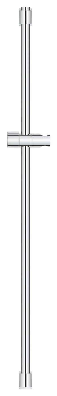 Bară de duș GROHE Vitalio 26961001, 90 cm, crom, montaj fără găurire, element superior reglabil, cu glisor și piesă de îmbinare, șuruburi și dibluri incluse 2