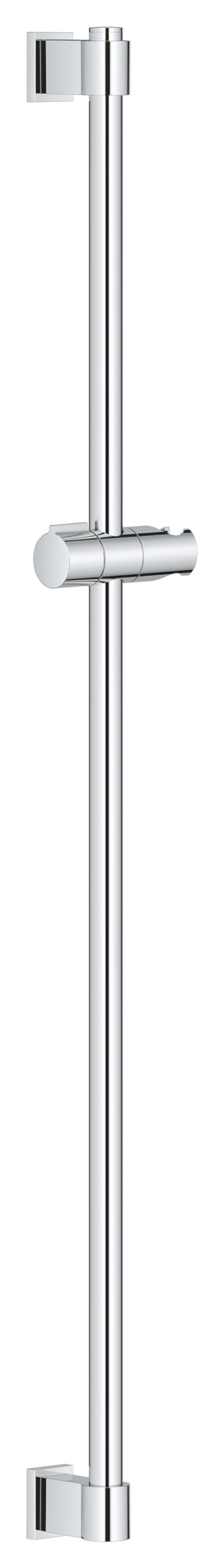 Bară de duș GROHE Vitalio 26961001, 90 cm, crom, montaj fără găurire, element superior reglabil, cu glisor și piesă de îmbinare, șuruburi și dibluri incluse