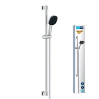 Sprchová súprava GROHE Vitalio Comfort 110 s 3-prúdovou ručnou sprchou, sprchová tyč 90 cm, hadica 1,75 m, úspora vody, možnosť lepenia alebo vŕtania, chróm, 26932001 1