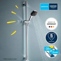 Sprchová súprava GROHE Vitalio Comfort 110 s 3-prúdovou ručnou sprchou, sprchová tyč 90 cm, hadica 1,75 m, úspora vody, možnosť lepenia alebo vŕtania, chróm, 26932001 3