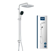 Sprchová súprava GROHE Vitalio Comfort 250 Flex bez batérie, so štvorcovou hlavovou sprchou 25 cm, ručnou sprchou 11 cm a sprchovou tyčou 104 cm 1
