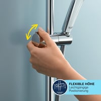 GROHE Vitalio Joy 260 zuhanyszett 27357002 meglévő csaptelephez, 3 sugárirány, vízmegtakarító 8 l/perc, króm 6