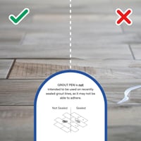 Groutin Csempefugafesték 125ml - Fekete Fugafelújító Festék Csempék Közötti Fugák Javításához és Színezéséhez 6
