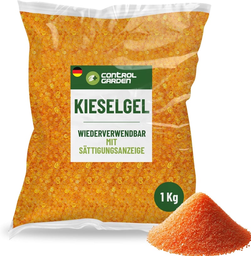GROWMANIA.ES Szilika gél narancssárga 1 kg | Nedvességabszorbens újrahasználható