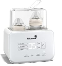 Încălzitor și sterilizator rapid de biberoane 8 în 1 GROWNSY cu afișaj LCD, control al temperaturii și funcție de decongelare, verde 1