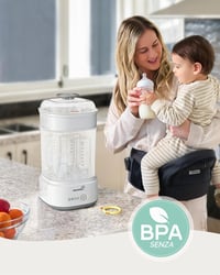 Sterilizator electric compact cu aburi GROWNSY cu funcție de uscare pentru biberoane, suzete și piese de pompă de sân 7