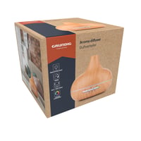 Aroma difuzér a zvlhčovač vzduchu Grundig 300 ml, s LED svetlom a časovačom, difuzér esenciálnych olejov bez káblov, bambus, hnedý 2