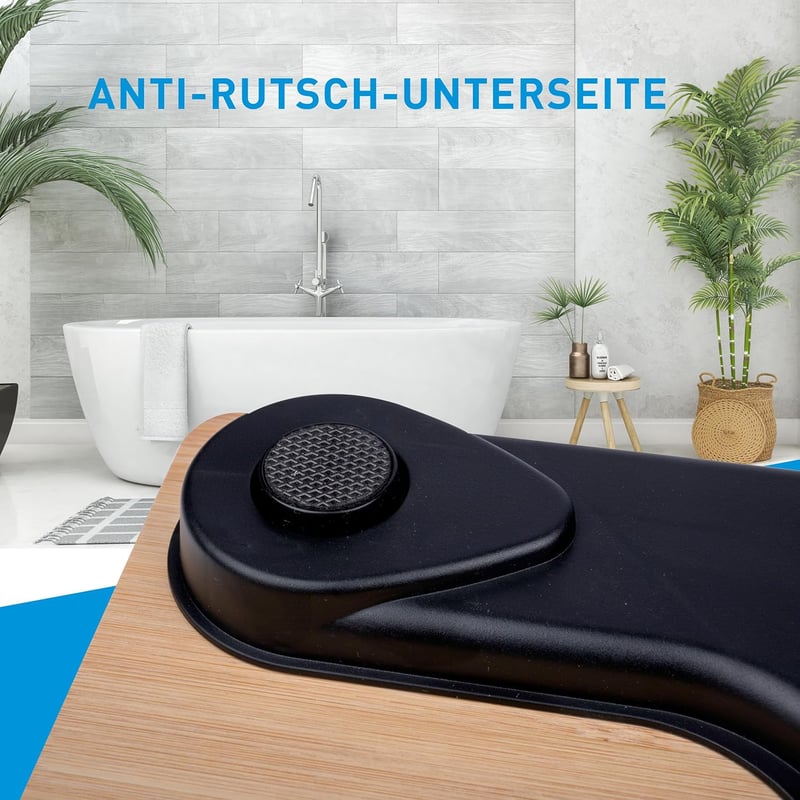 Grundig Bambusz Digitális Személymérleg LCD Kijelzővel 180 kg-ig