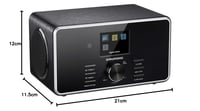Radio digital Grundig DTR 4500 DAB+ – FM, RDS, Bluetooth, afișaj color TFT, alarmă, telecomandă, negru 5